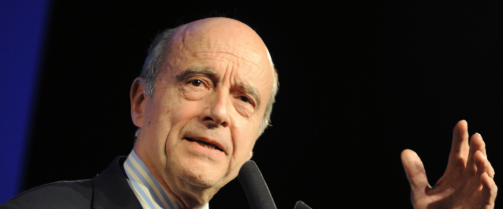 Alain Juppé lors d'une apparition publique