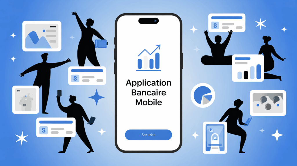 application mobile bancaire design sécurisé gestion finances