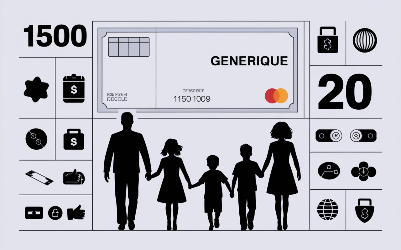 Tableau budget carte prepayee La Banque Postale