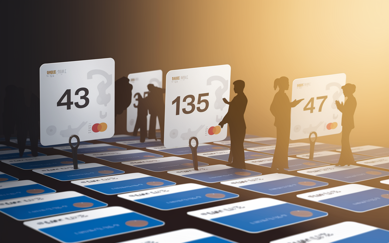 Sélection cartes Crédit Agricole chiffres comparatif