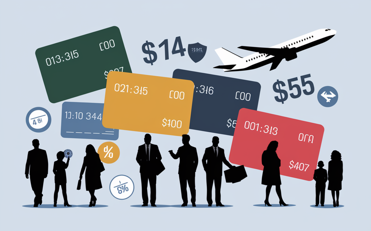 Tableau choix carte BNP Paribas, plafonds et publics
