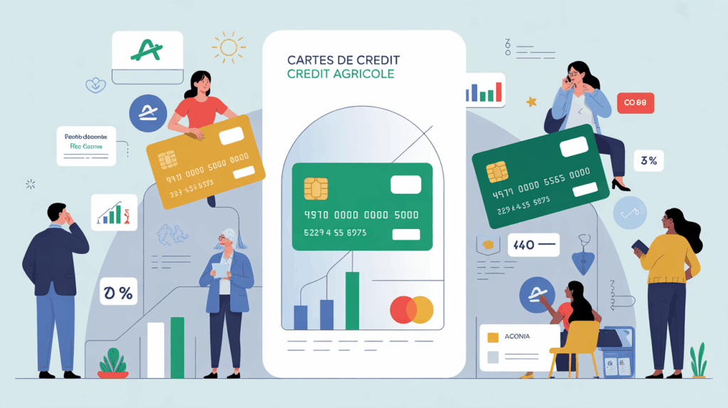 Tableau comparatif cartes bancaires Crédit Agricole