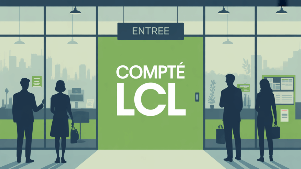 Illustration ouverture compte LCL banque pour tous profils