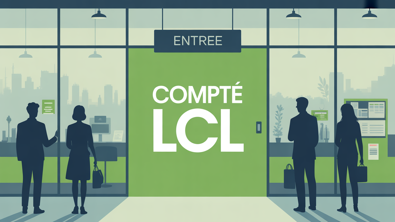 Illustration ouverture compte LCL banque pour tous profils