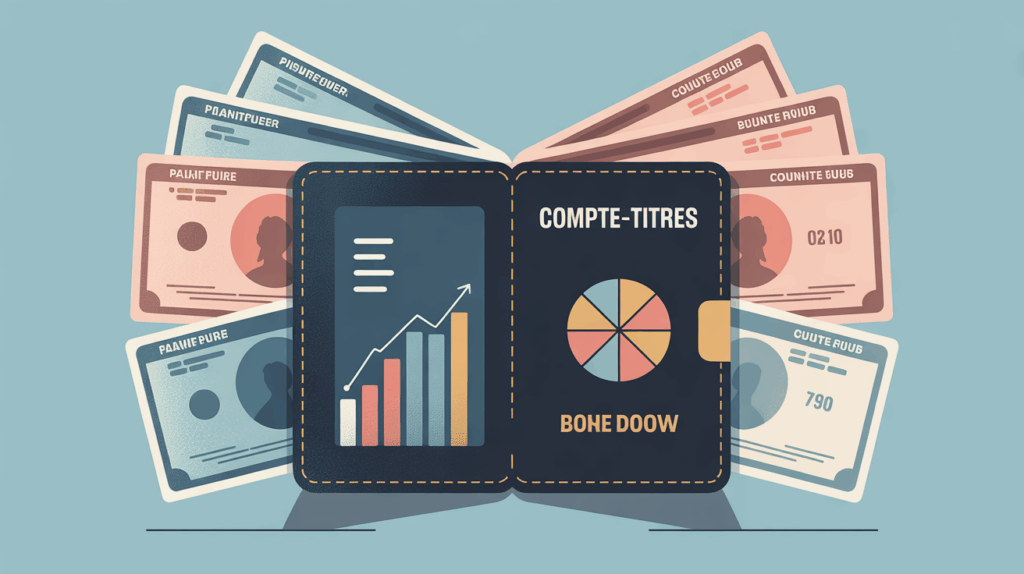 compte titres illustration passeport financier graphique