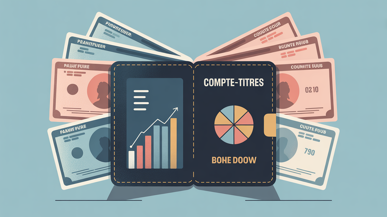 compte titres illustration passeport financier graphique