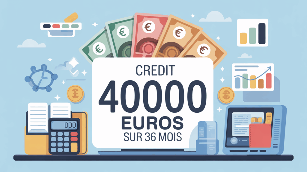 illustration credit 4000 euros sur 36 mois table travail