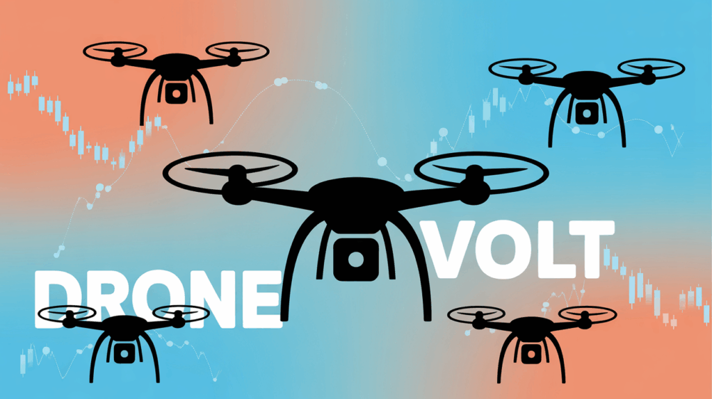 illustration drone volt bourse technologie drones modernes