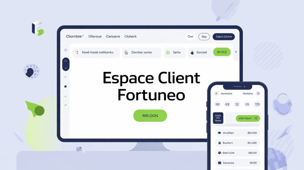 accès espace client Fortuneo sur ordinateur et mobile