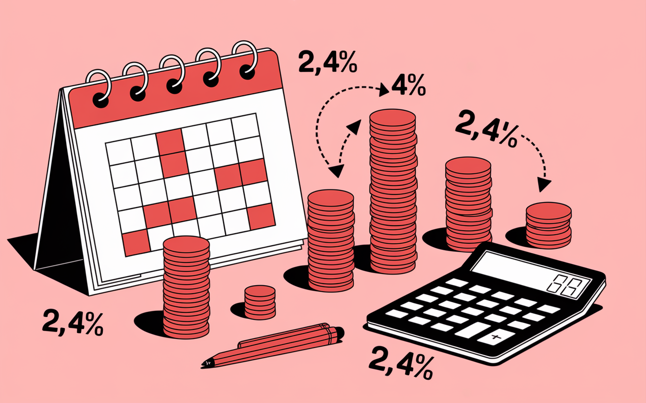 Shema calcul interets Livret A par quinzaine