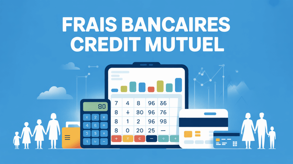 Illustration grille tarifaire frais bancaires Credit Mutuel