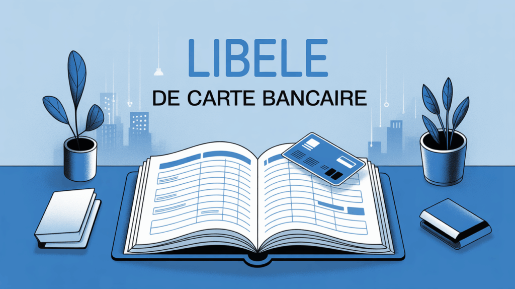 libelle carte bancaire releve avec carte bleue