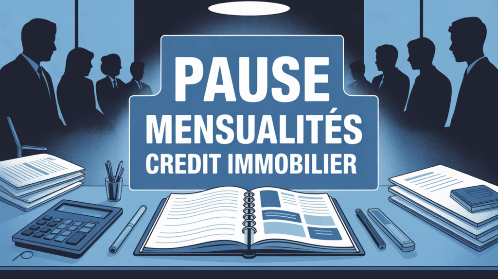 Illustration gestion pause mensualités prêt immobilier Crédit Agricole