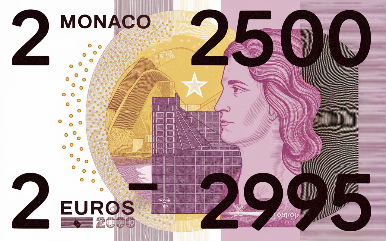 Piece 2 euros Monaco 2015 rare prix valeur