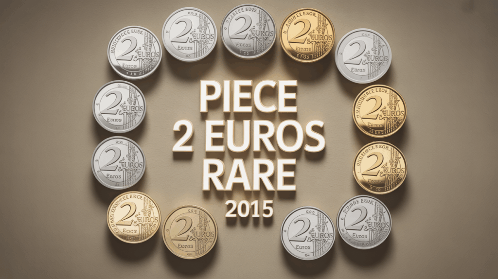 Collection pieces 2 euros rare 2015 valorisation