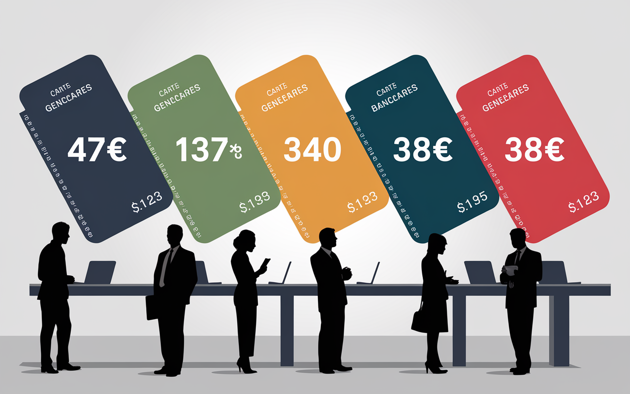 tableau comparatif prix cartes bancaires cic 2025