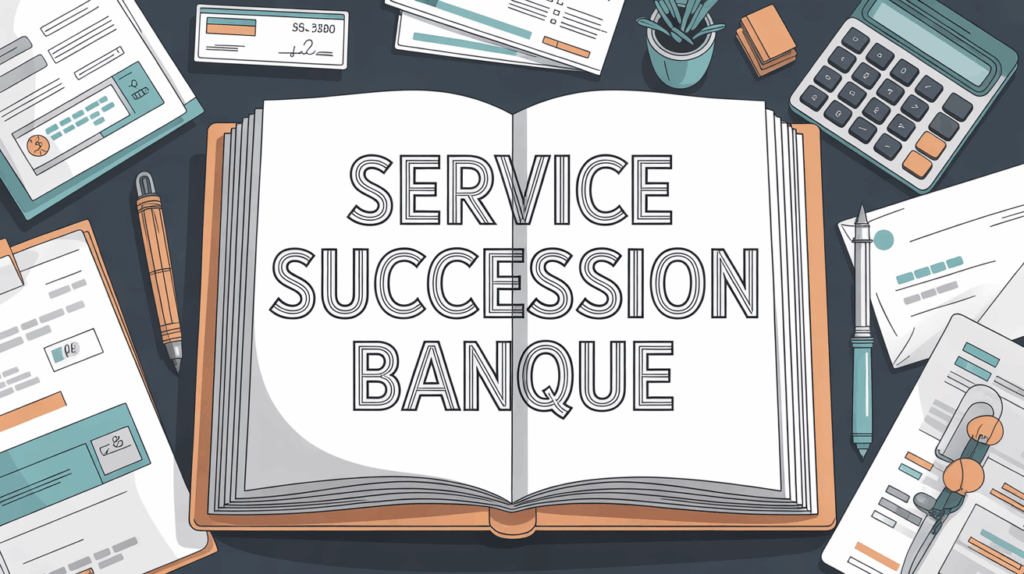 service succession banque dossier et documents