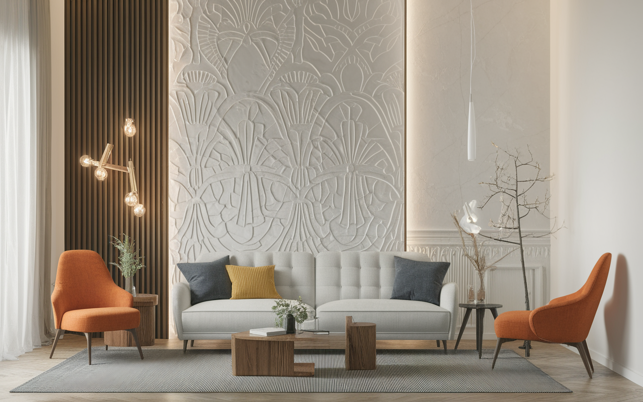 variantes styles plafond à la française moulures et bois