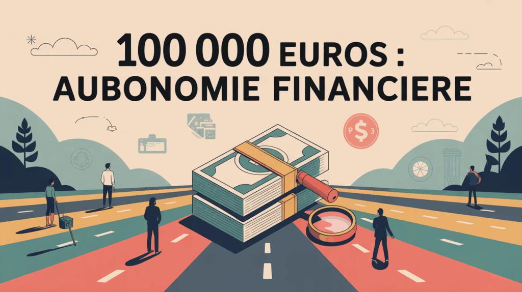 illustration 100 000 euros autonomie financière routes choix