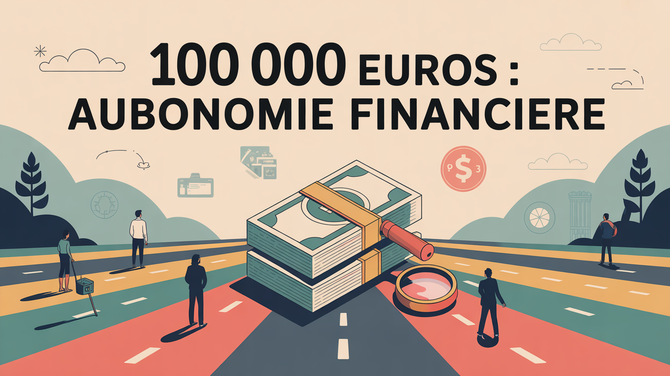 illustration 100 000 euros autonomie financière routes choix