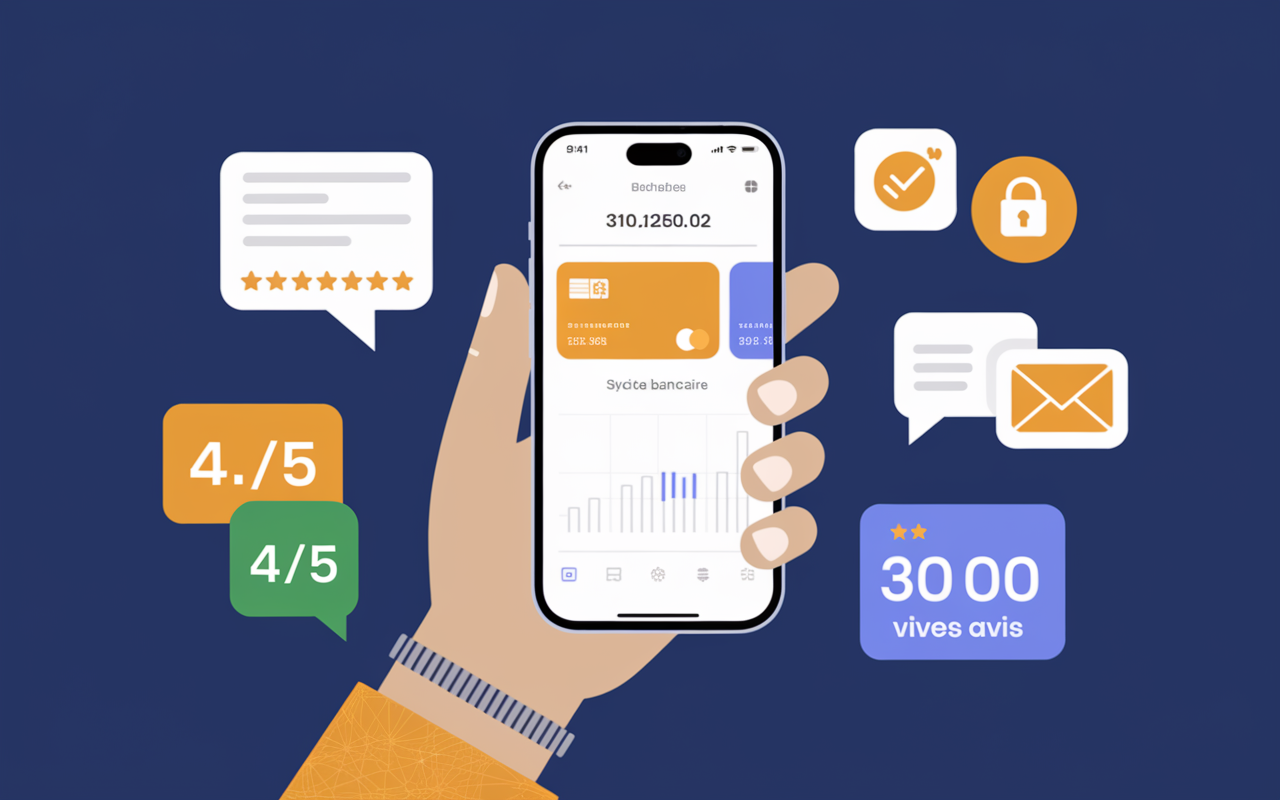 Smartphone CIC application bancaire, sécurité, avis clients