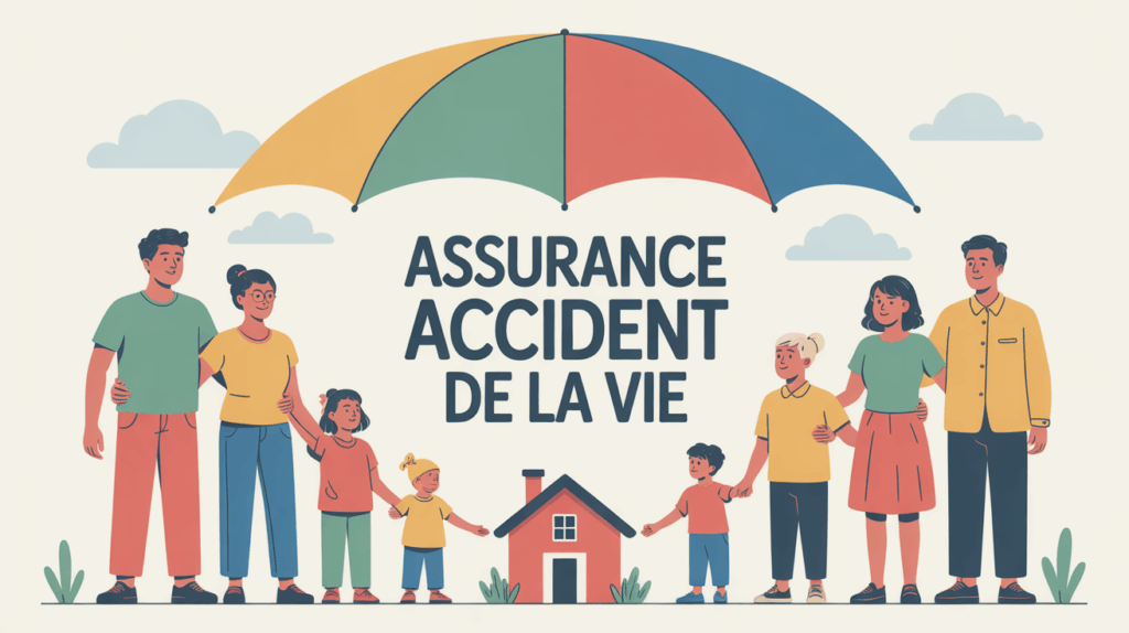 famille protégée maison parapluie assurance accident de la vie