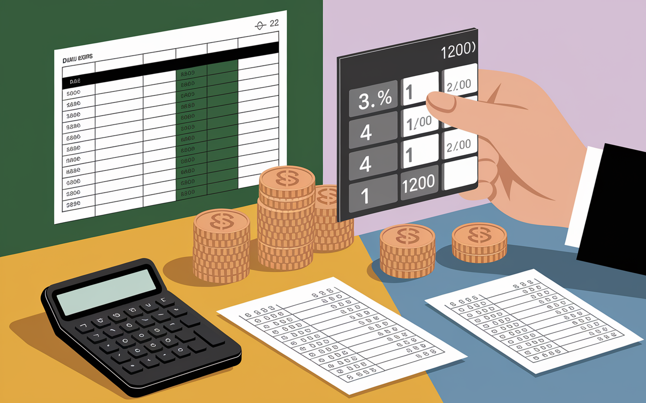 tableau Excel comparaison prêt immobilier
