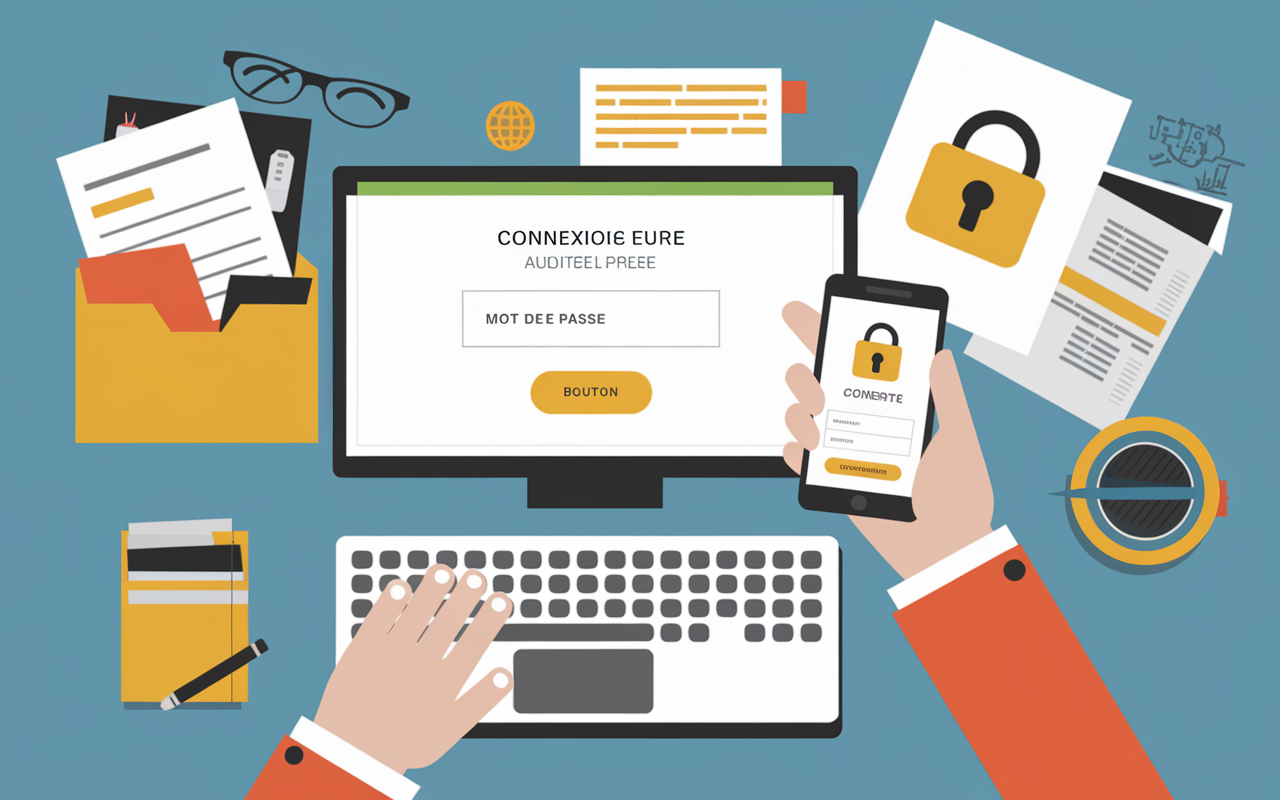 connexion rapide espace client scpi sur ordinateur et mobile