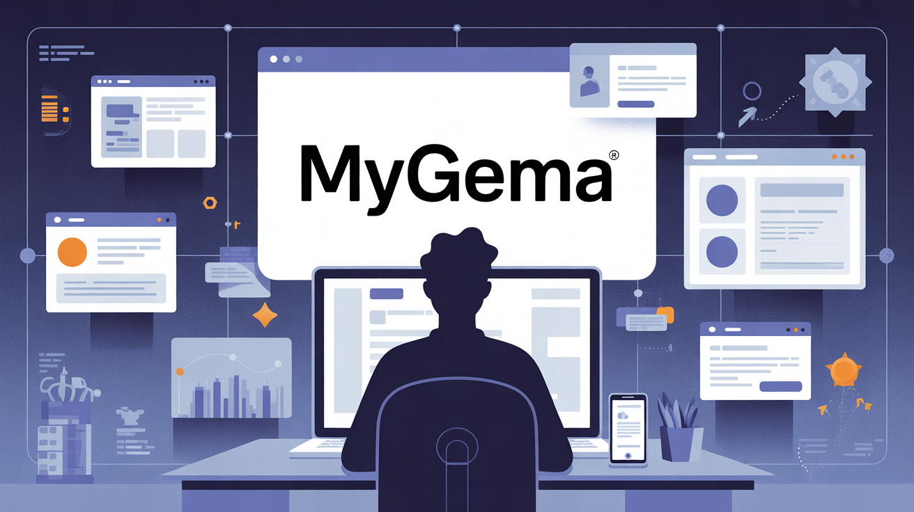 mygema illustration espace digital étudiant