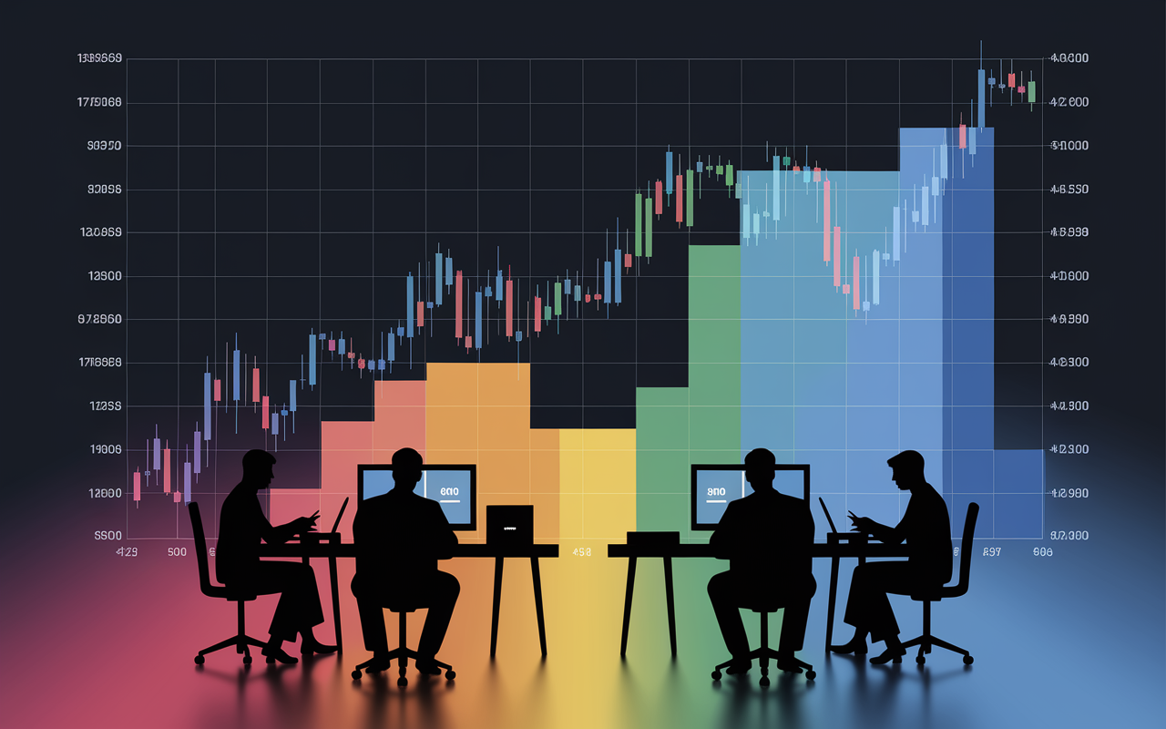 Graphique SMI signal trading courbe