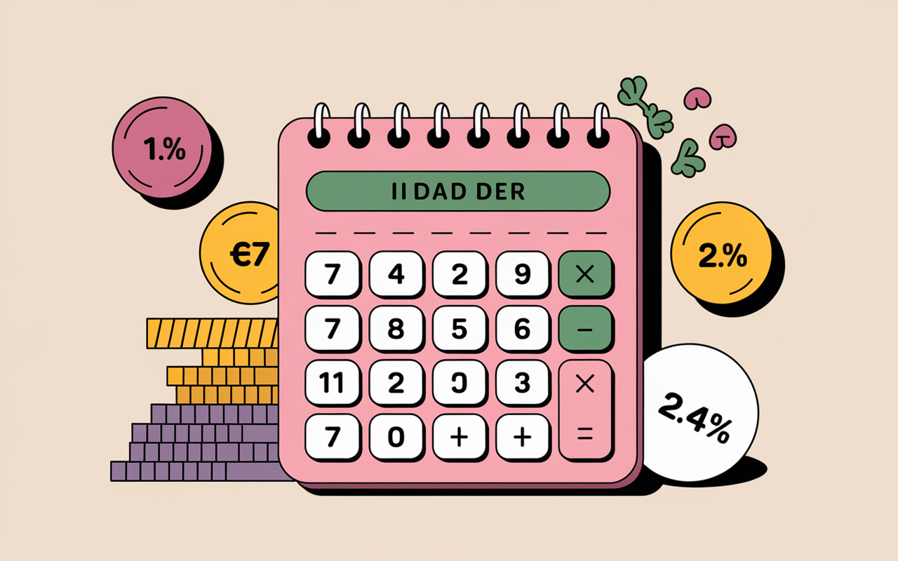 table calcul calendrier taux pieces euro Livret A