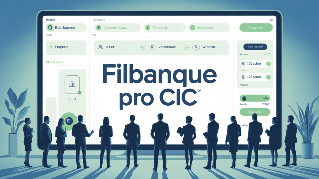 Interface Filbanque Pro CIC sécurisée pour professionnels