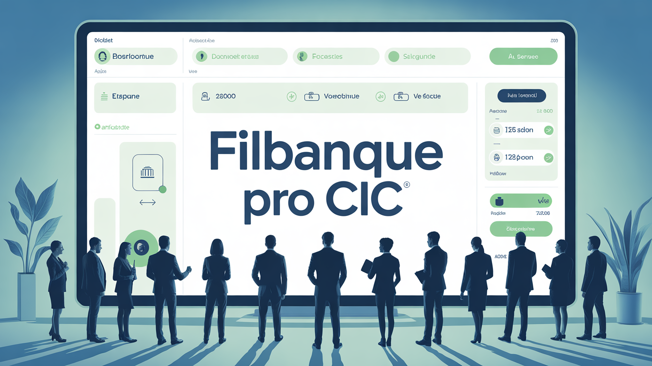 Interface Filbanque Pro CIC sécurisée pour professionnels