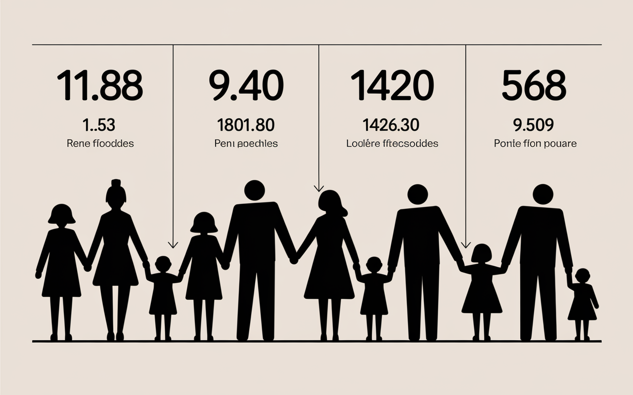 Visuel tableau chiffres SMIC RSA 2025