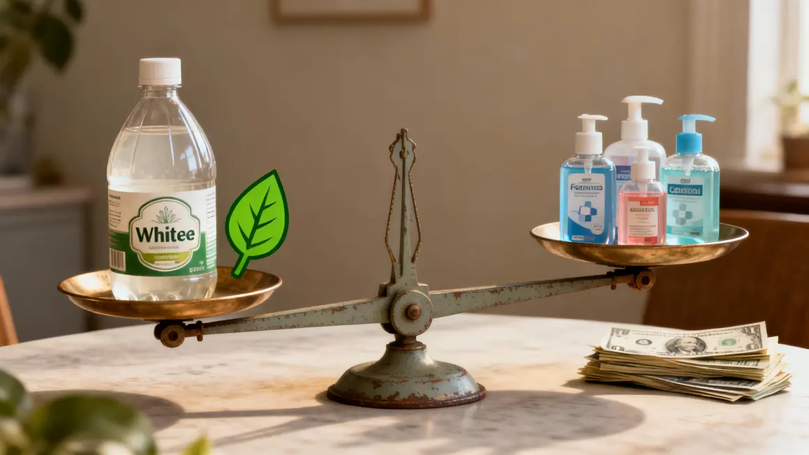 balance vinaigre blanc vs gels chimiques et argent