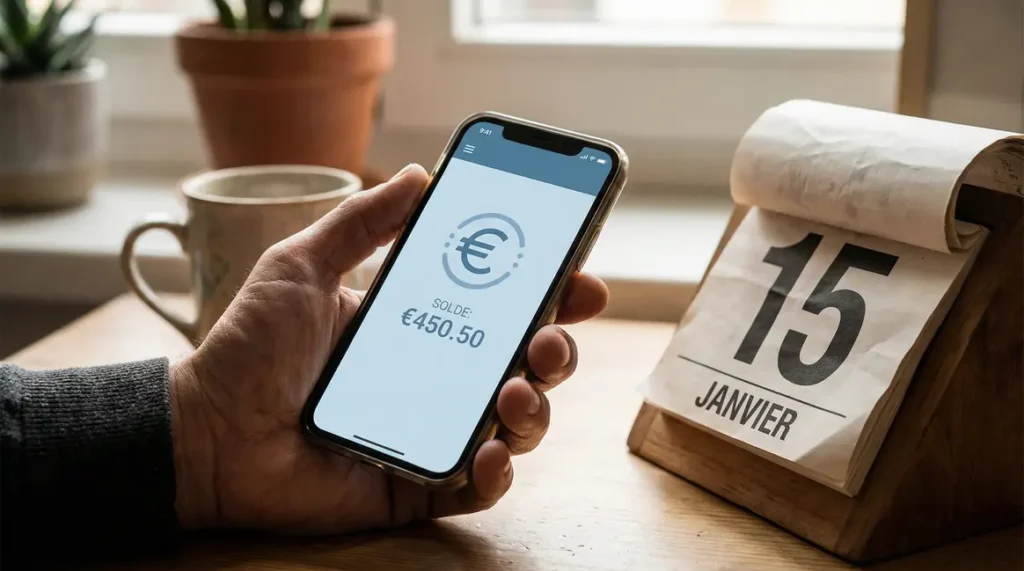 main tenant smartphone virement avance credit impot 15 janvier