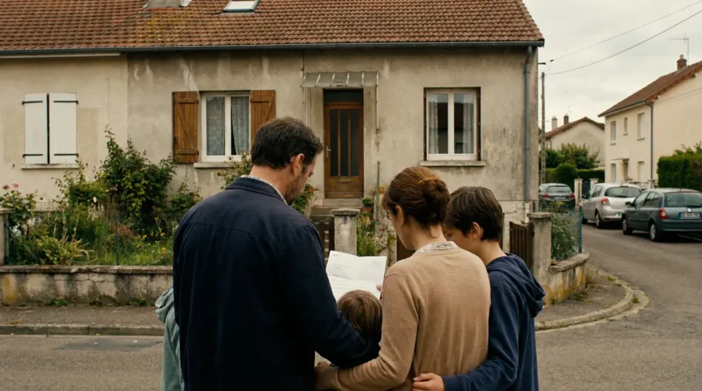 famille recevant courrier allocations familiales report