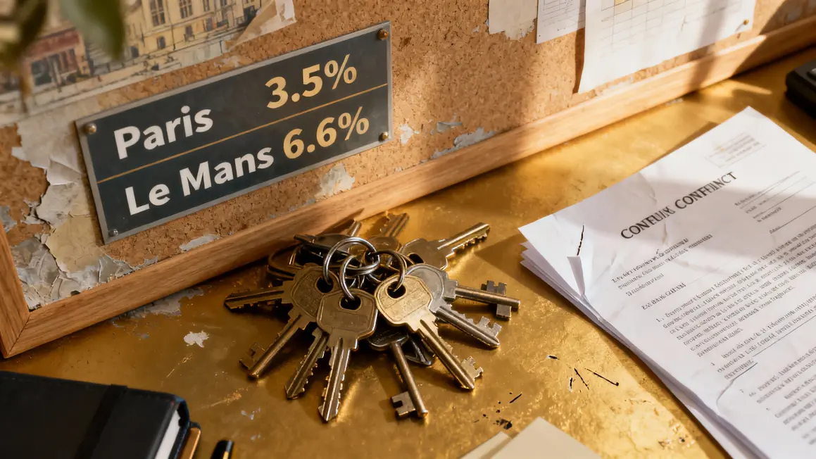 Clés contrat tableau rendement locatif Paris Le Mans