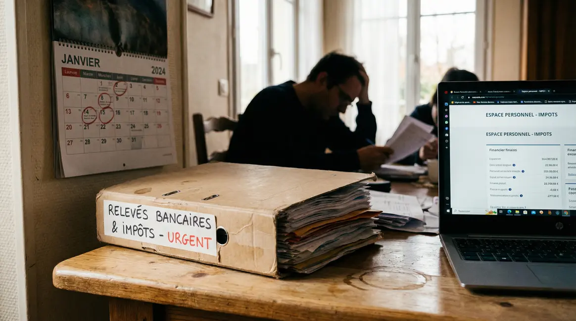 Avance crédit d’impôt janvier compte bancaire vide