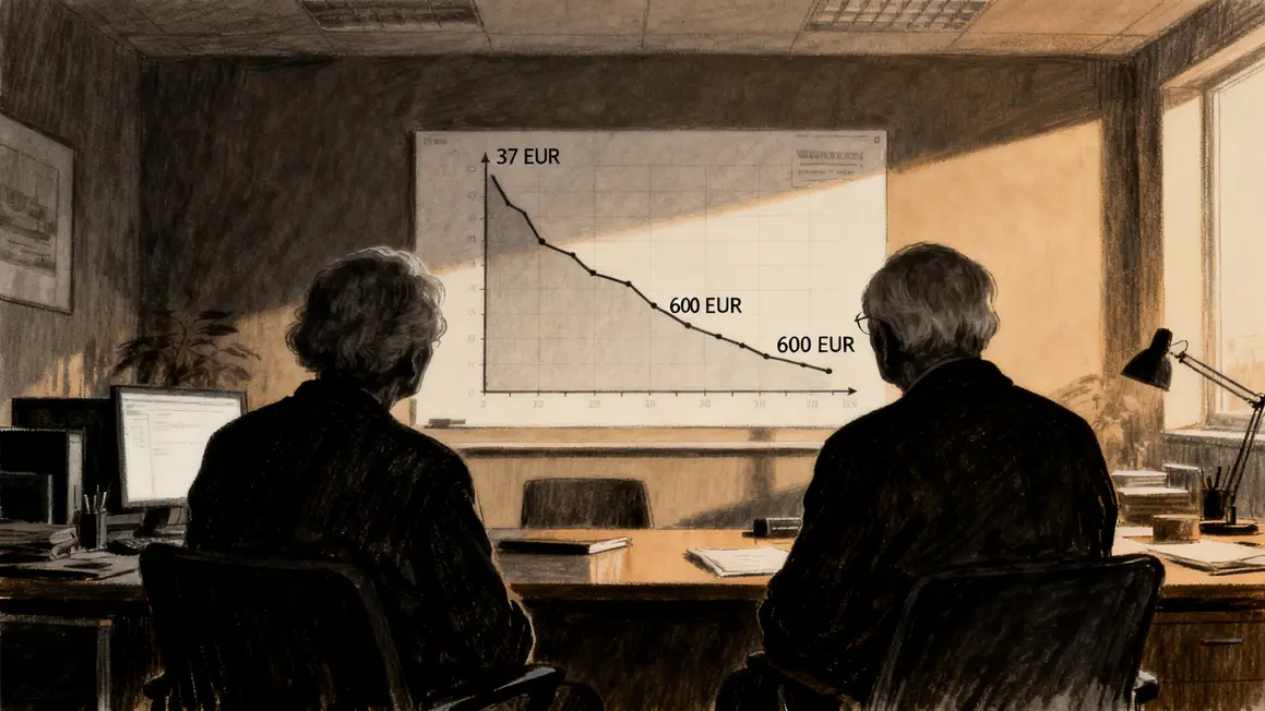 Graphique baisse pension retraite chiffres