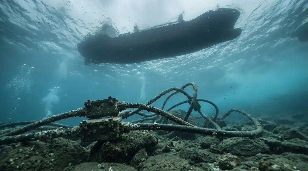Câbles sous-marins et cargo hivernal en Europe du Nord