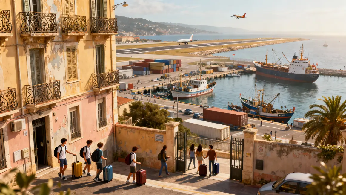 Immeuble locatif Ajaccio, port, aéroport, étudiants et familles