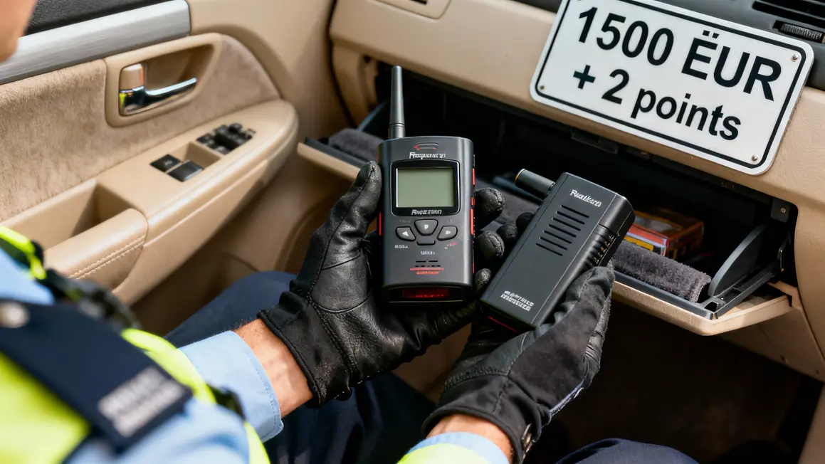 detecteur radar brouilleur saisis controle routier