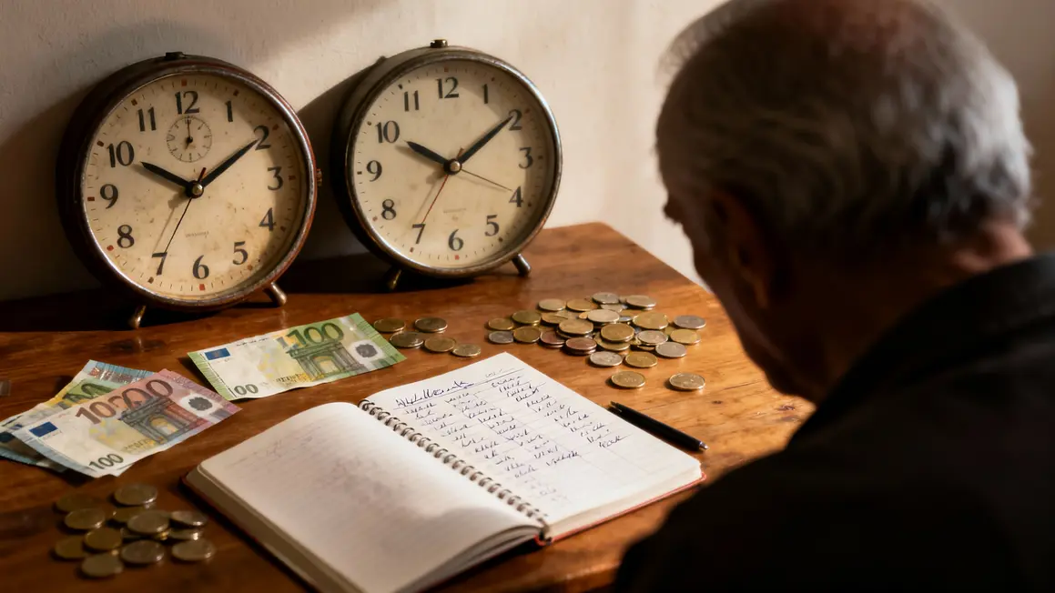 Tension budget retraités découverts euros horloges