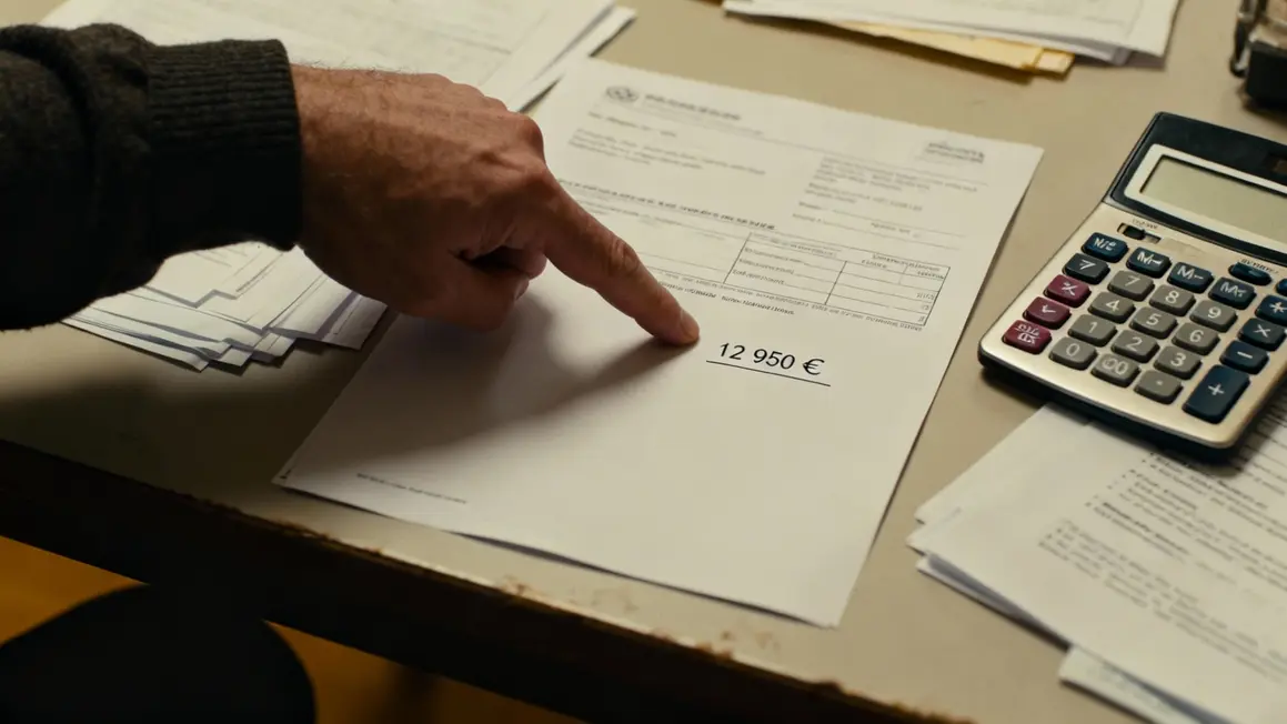 Main retraité pointe anomalie sur document fiscal