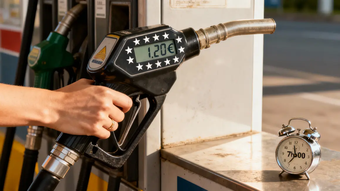 pistolet carburant prix bas matin femme
