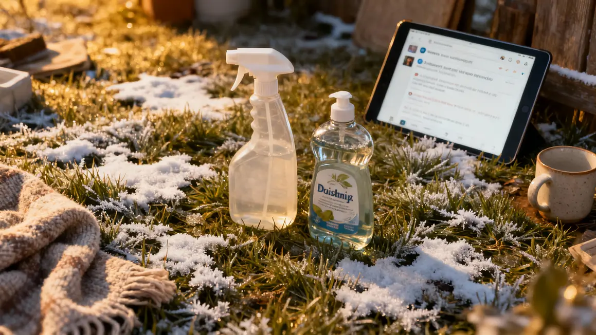 vaporisateur astuce cuisine pelouse hiver