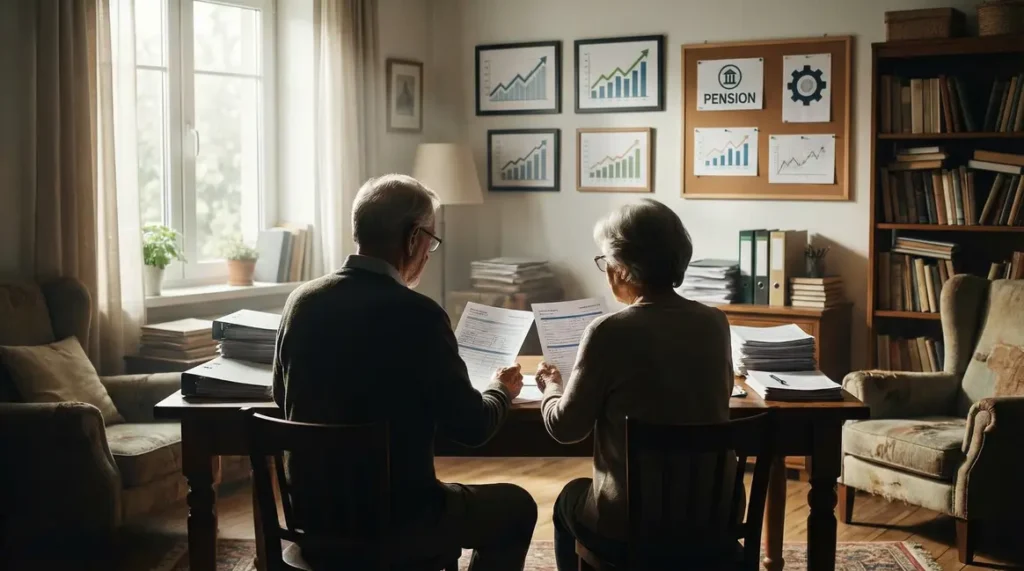 couple senior retraite pension reversion dossiers France