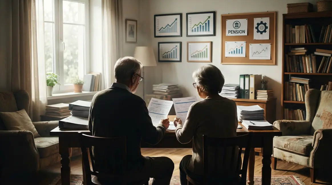 couple senior retraite pension reversion dossiers France