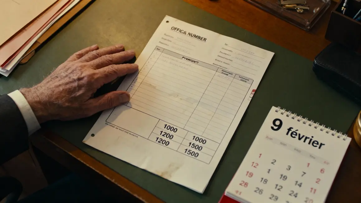 feuille versement pension chiffres calendrier 9 février
